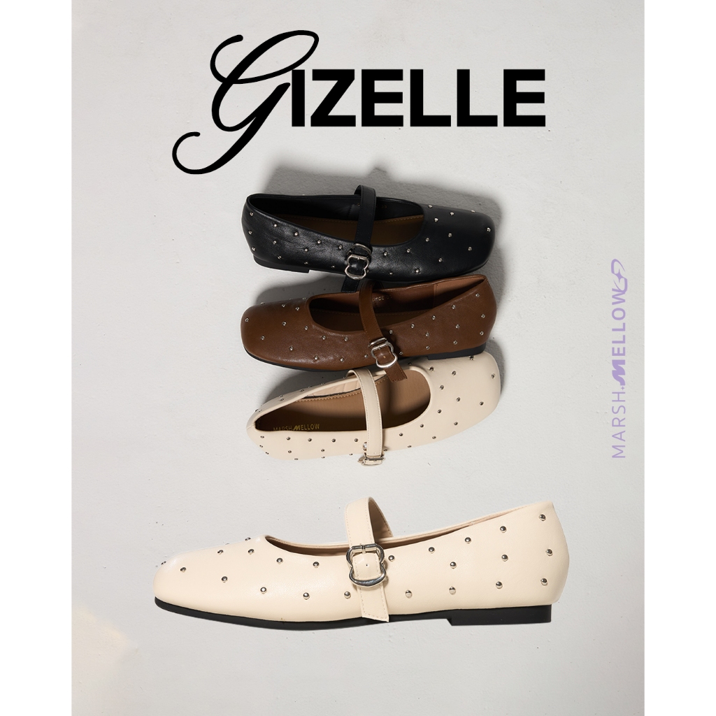 GIZELLE - MARSHMELLOW รองเท้า MARY JANE พื้นนุ่มนิ่ม