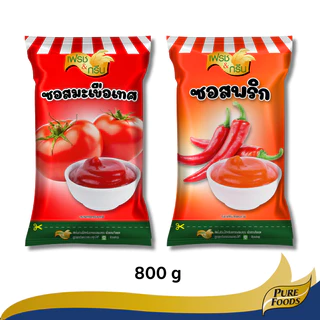 ซอสพริก ซอสมะเขือเทศ ตรา เฟรชแอนด์กรีน ขนาด 800 กรัม ซอส น้ำจิ้ม