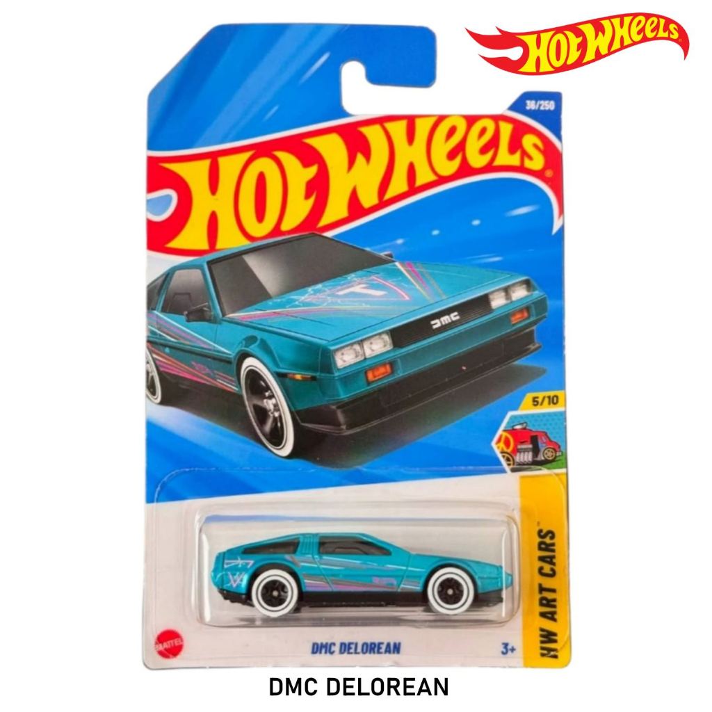 HOT WHEELS :  DMC DELOREAN โมเดลรถเหล็ก Hotwheels ลิขสิทธิ์แท้100% AAE5