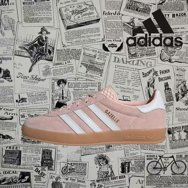 🍒(ของแท้ 100 % ) adidas originals Samba OG IH5484 สีน้ำตาล/ชมพู/ขาว