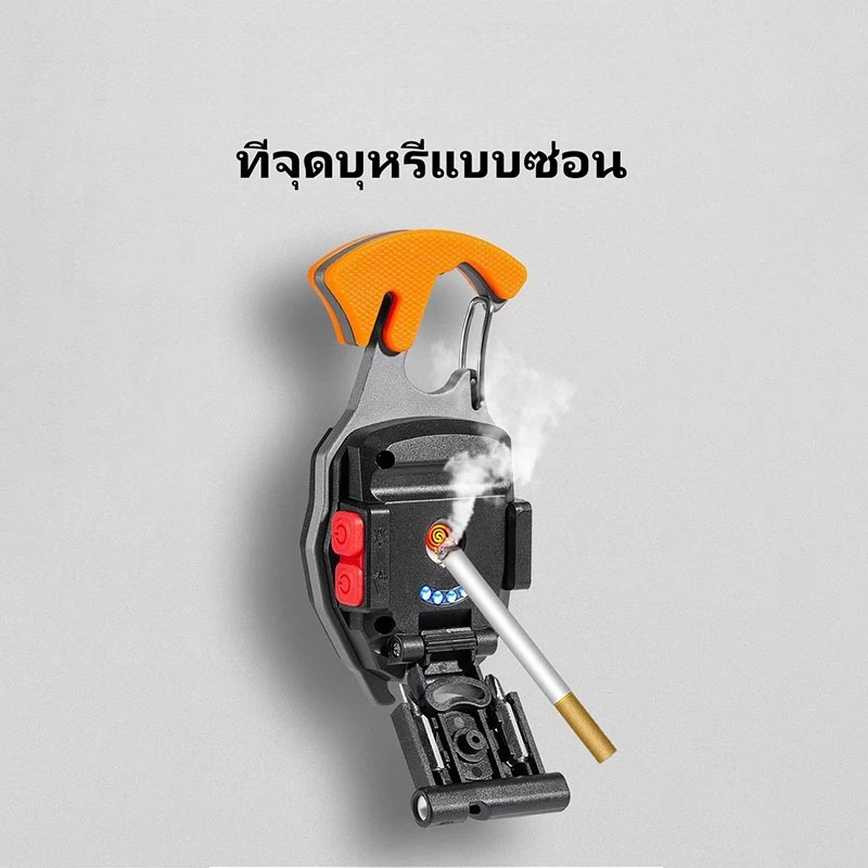 ไฟฉายพกพา BOSLH มินิพวงกุญแจ COB ไฟฉุกเฉินชาร์จได้ thumbnail 7