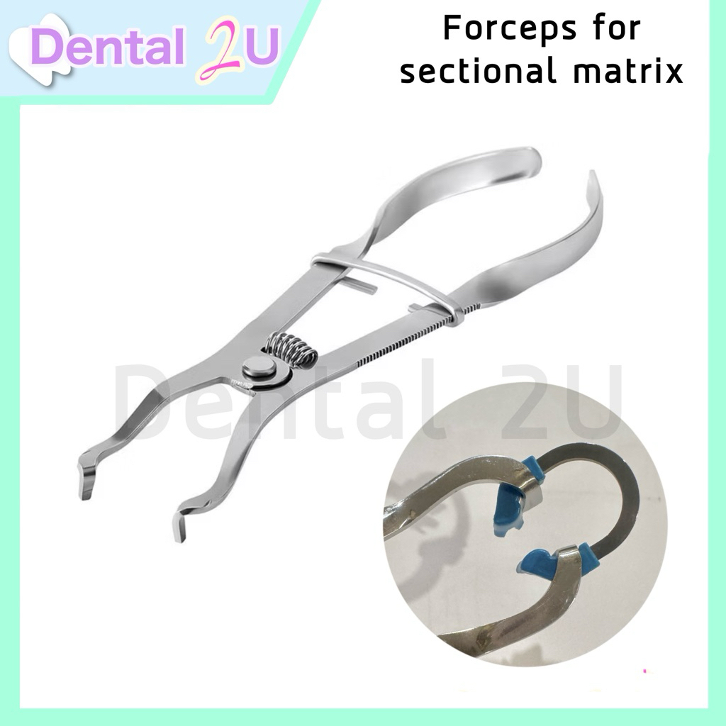 Forceps for sectional matrix สามารถใช้ได้กับ V3, C2 จำนวน 1 ชิ้น