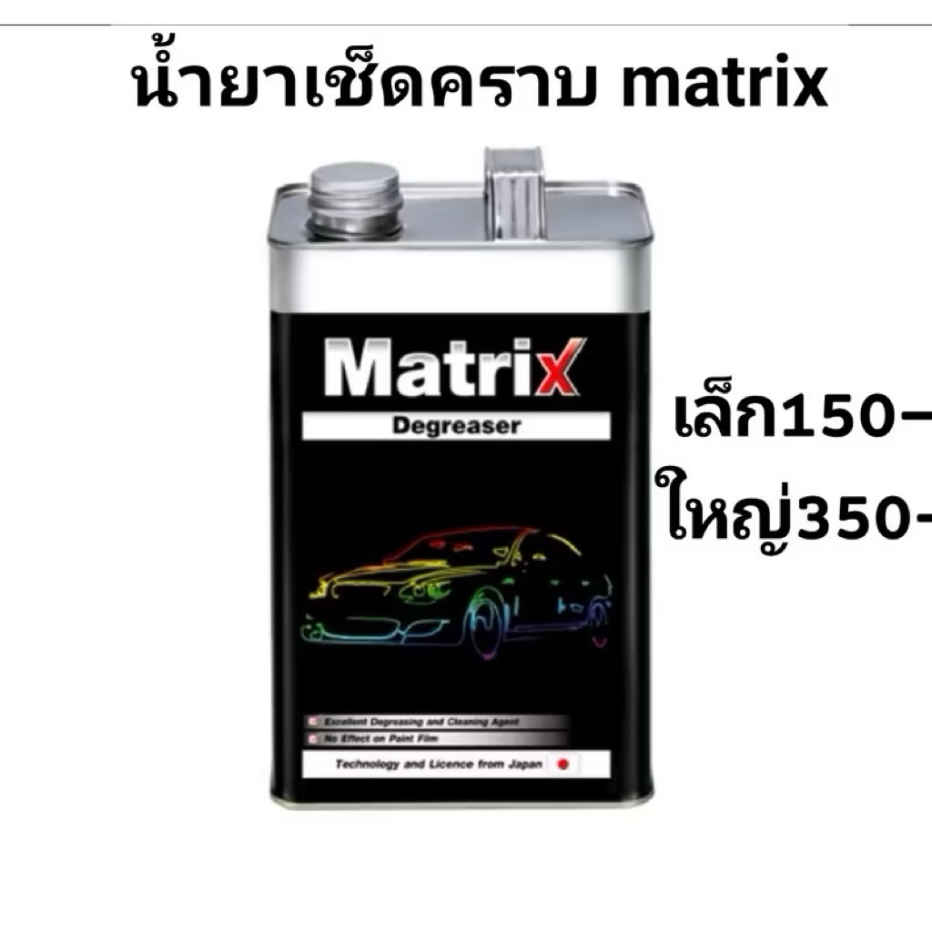 น้ำยาเช็ดคราบ matrix แม้กทริกซ์จากทีโอเอ ลิตรเดียว150  กล.ใหญ่350