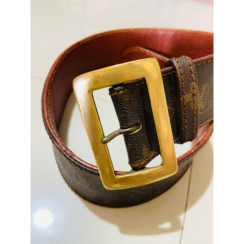 LV BELT VINTAGE มือ 2 ของแท้ 100%