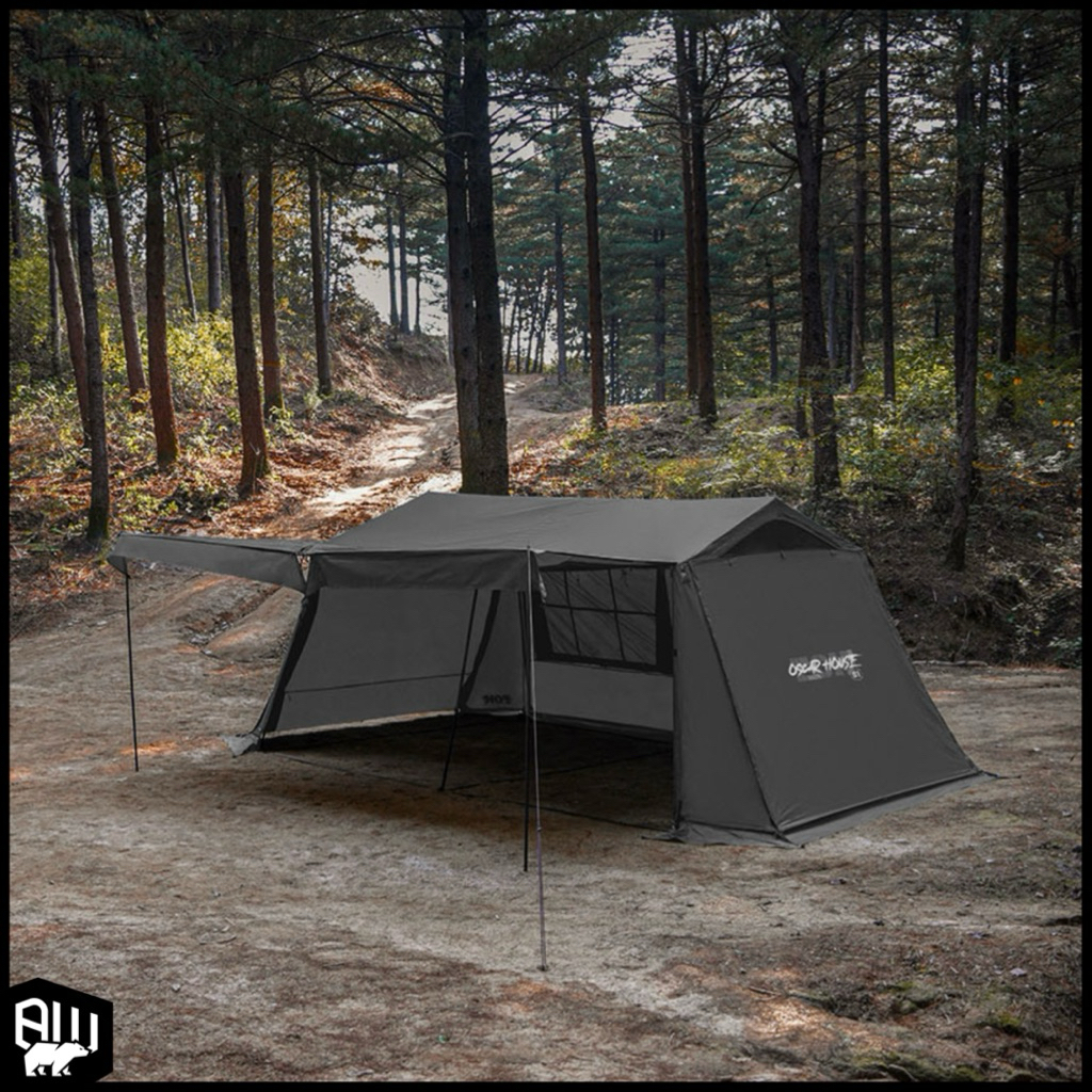 KZM OUTDOOR - WILD FIELD OSCAR HOUSE CHARCOAL 5P‼️พรีออเดอร์‼️