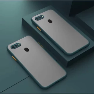 เคสขอบสีหลังด้าน สำหรับ Oppo A12 A5S F9 A7 A3S A5 A9 2020 A31 A1K A53 Reno2F Reno4 5 6 7 Reno7Z Reno8Zเคสกันกระแทก