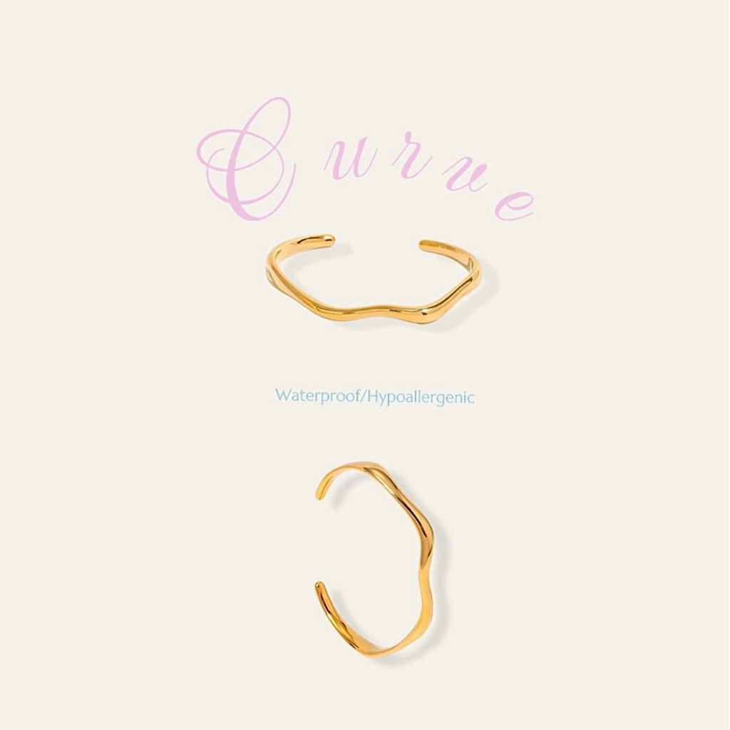 gigaglam curve bracelet กำไหล่ไม่ลอกไม่ดำ