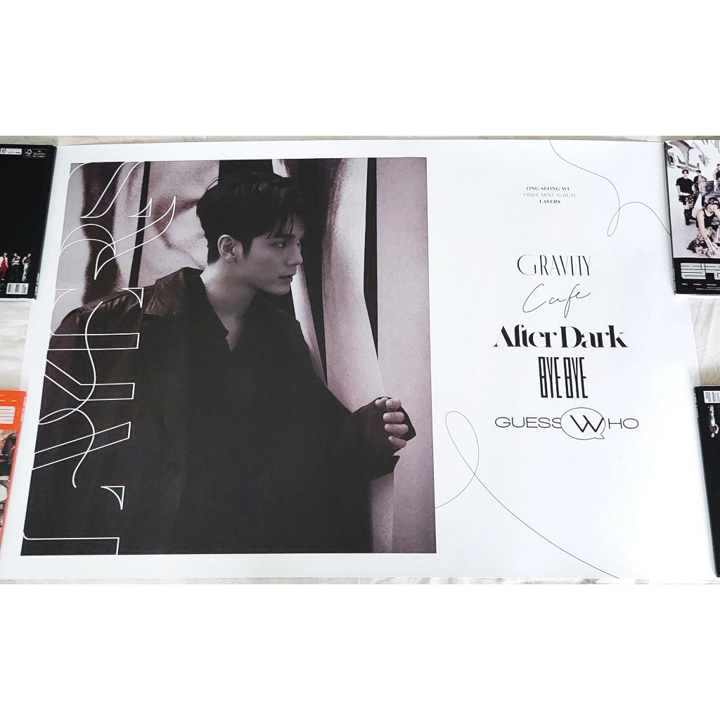 โปสเตอร์ ของแท้ จาก อัลบั้ม ONG SEONG WU - LAYERS Album พร้อมส่ง Kpop Poster อง ซองอู WANNA ONE=