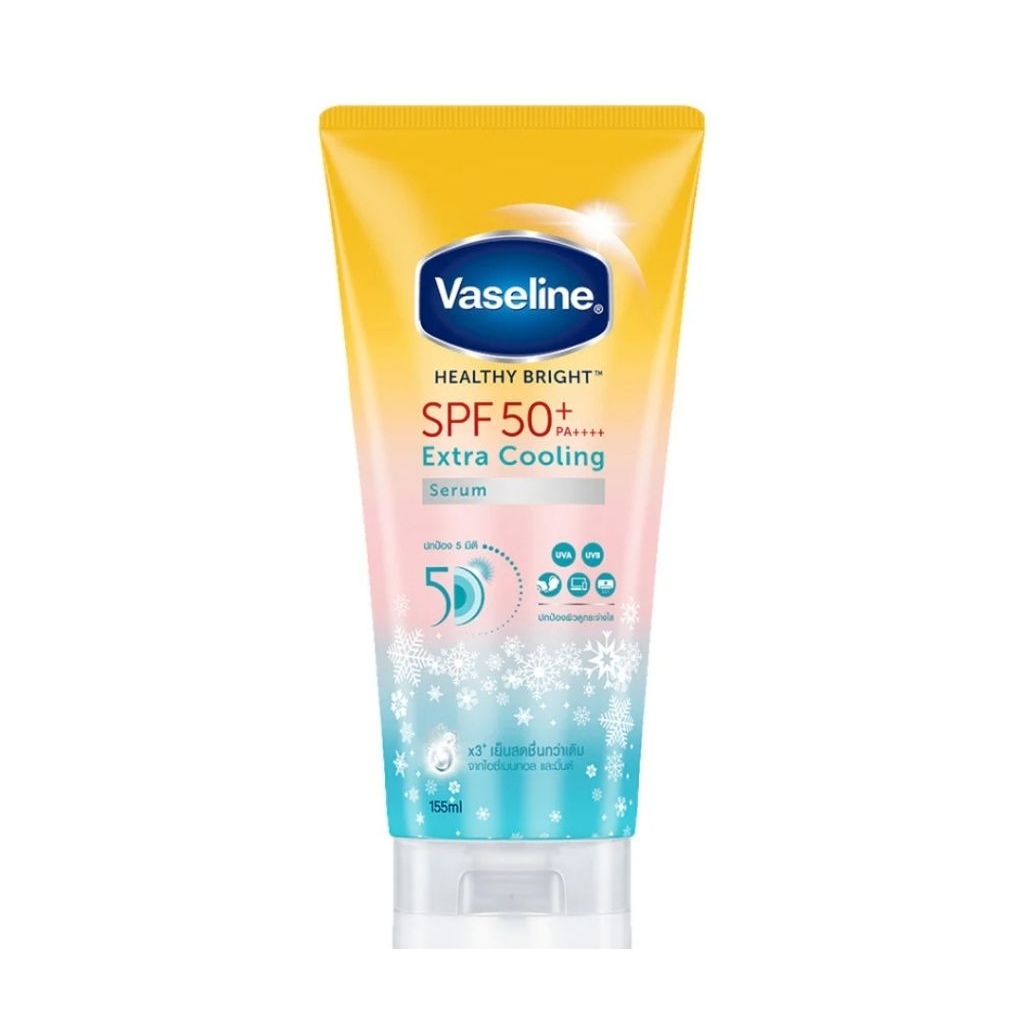 Vaseline SPF50+ PA++++ Extra Cooling: กันแดดสูตรใหม่เย็นสดชื่น265ml