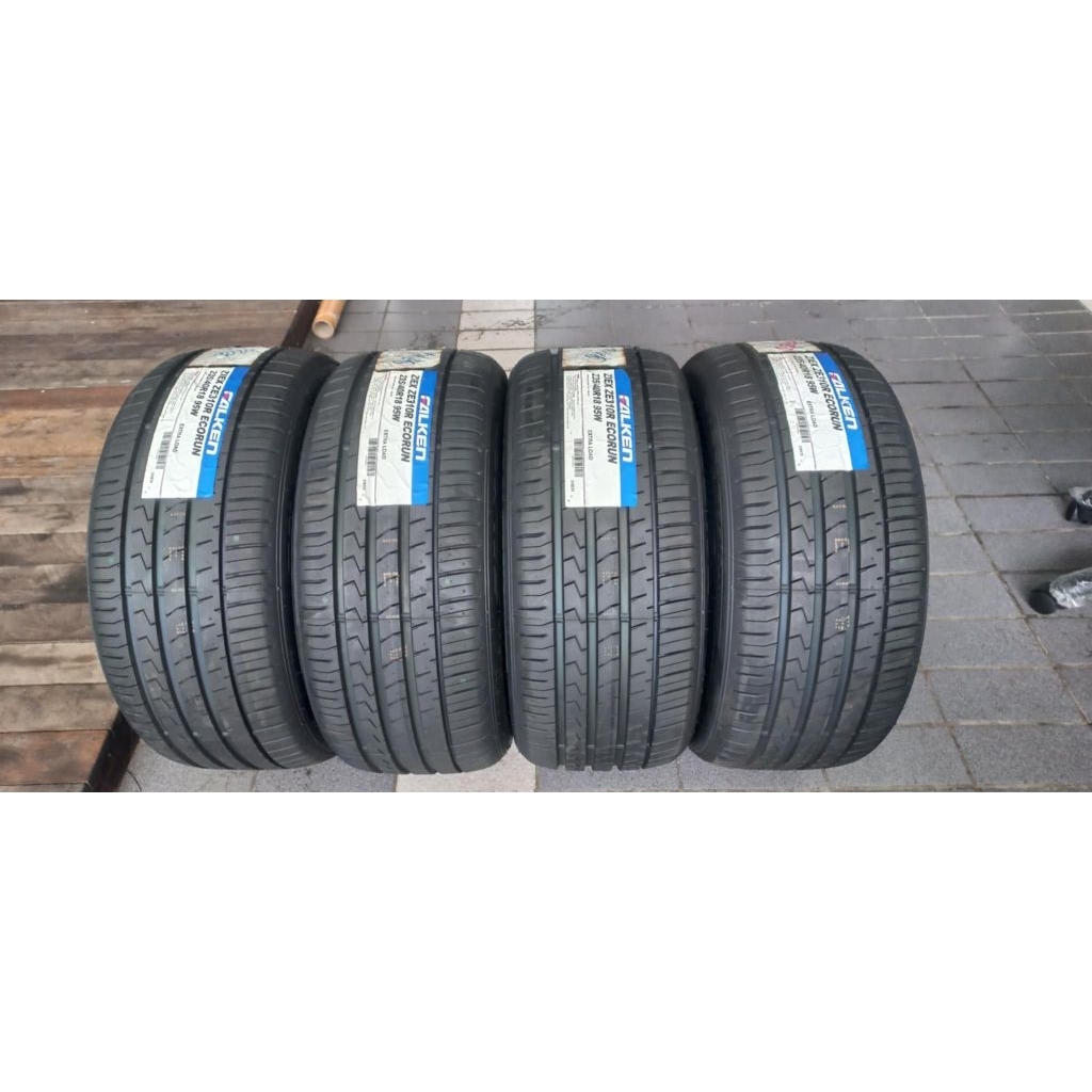 falken 225/55r18 ziex ze001 ยางใหม่ปี2025(รวม4เส้น)แถมจุ้มลมฟรี4ตัว