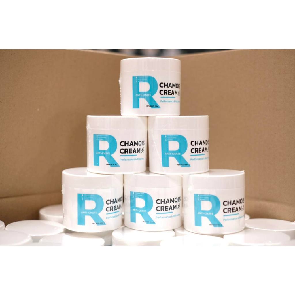 New2025 ครีมชามัวร์ ROUTE CHAMOIS CREAM แบบกระปุก 150 กรัม ปลอดภัย ลดการเสียดสีและการระคายเคืองขณะปั่นจักรยาน