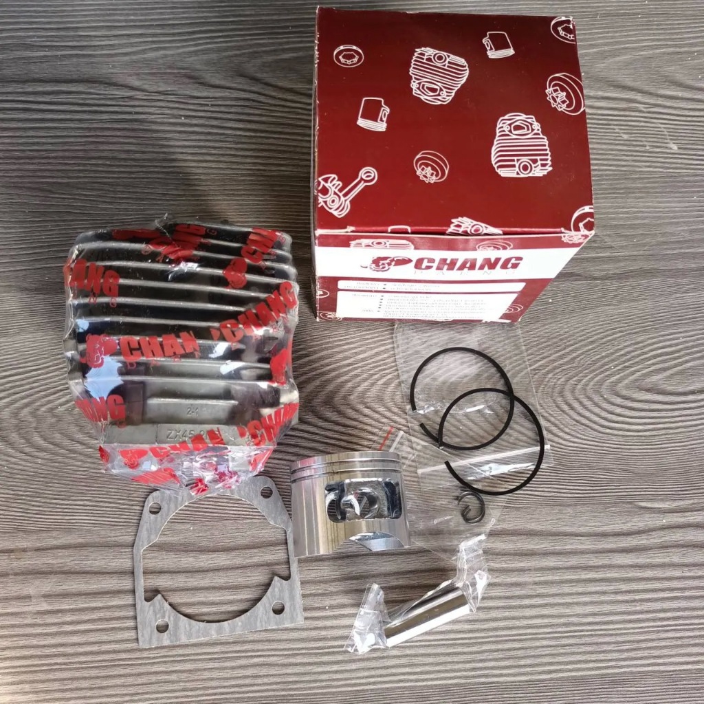 เสื้อสูบ5800ช้างแดงแท้ 5800 2พอร์ท(5800/45.2มิล)เสื้อสูบช้างแดง5800 แถมประเก็นเสื้อสูบแท้1ชิ้น ใช้ทด