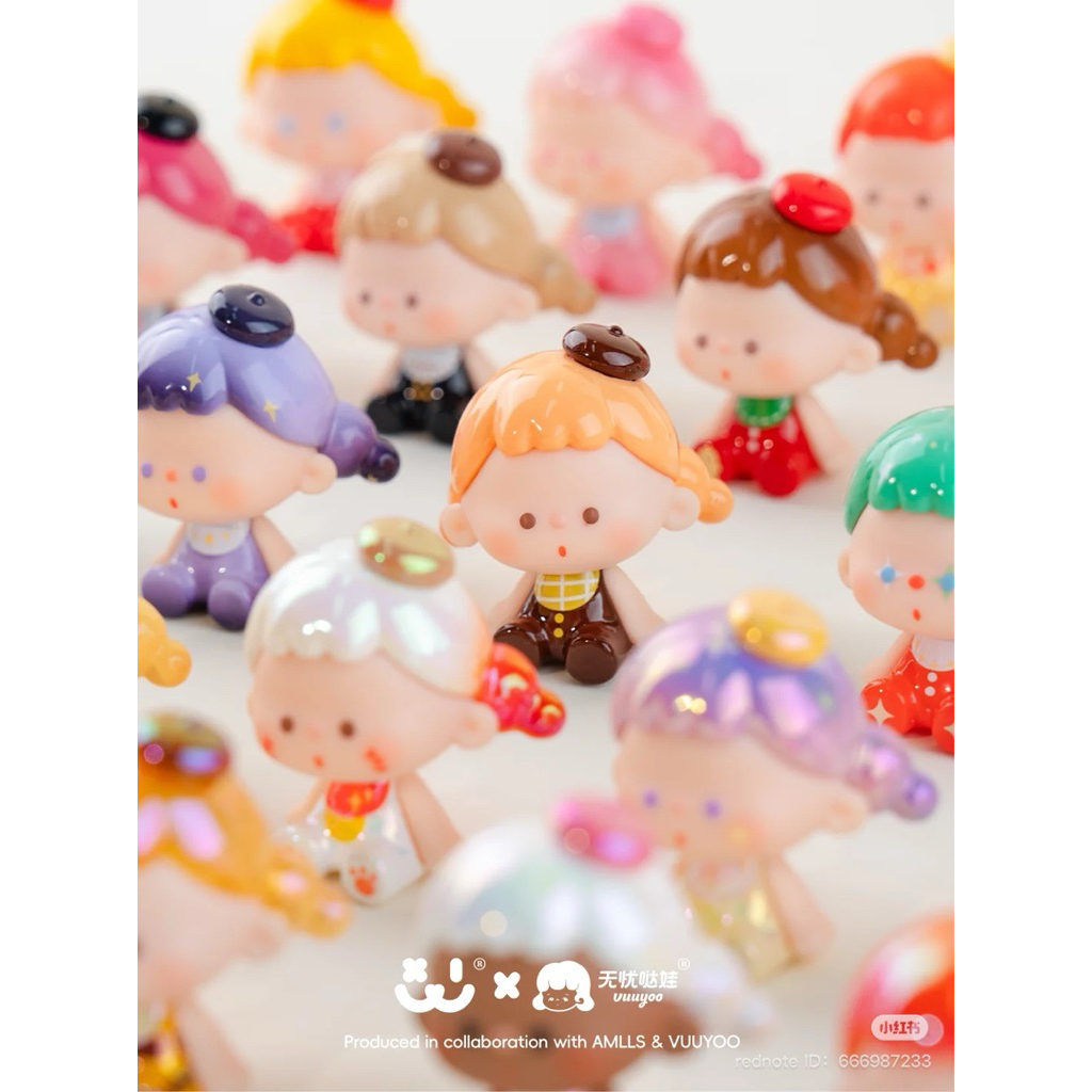 โมเดล มินิบีน : Vuuyoo Medium Box Series By Amlls (ได้ 5 ตัว)