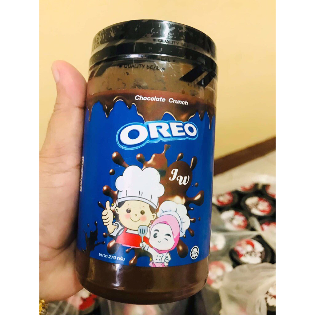 โกโก้ครั้น ช็อกโกแลตเข้มข้น ‼️รสโอริโอ้‼️กรอบอร่อย (กระปุกใหญ่ 270กรัม)