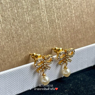 ต่างหู D|0r L€ NO€UD DE ด้านหลังปั้มชื่อแบรนด์ งานHiend