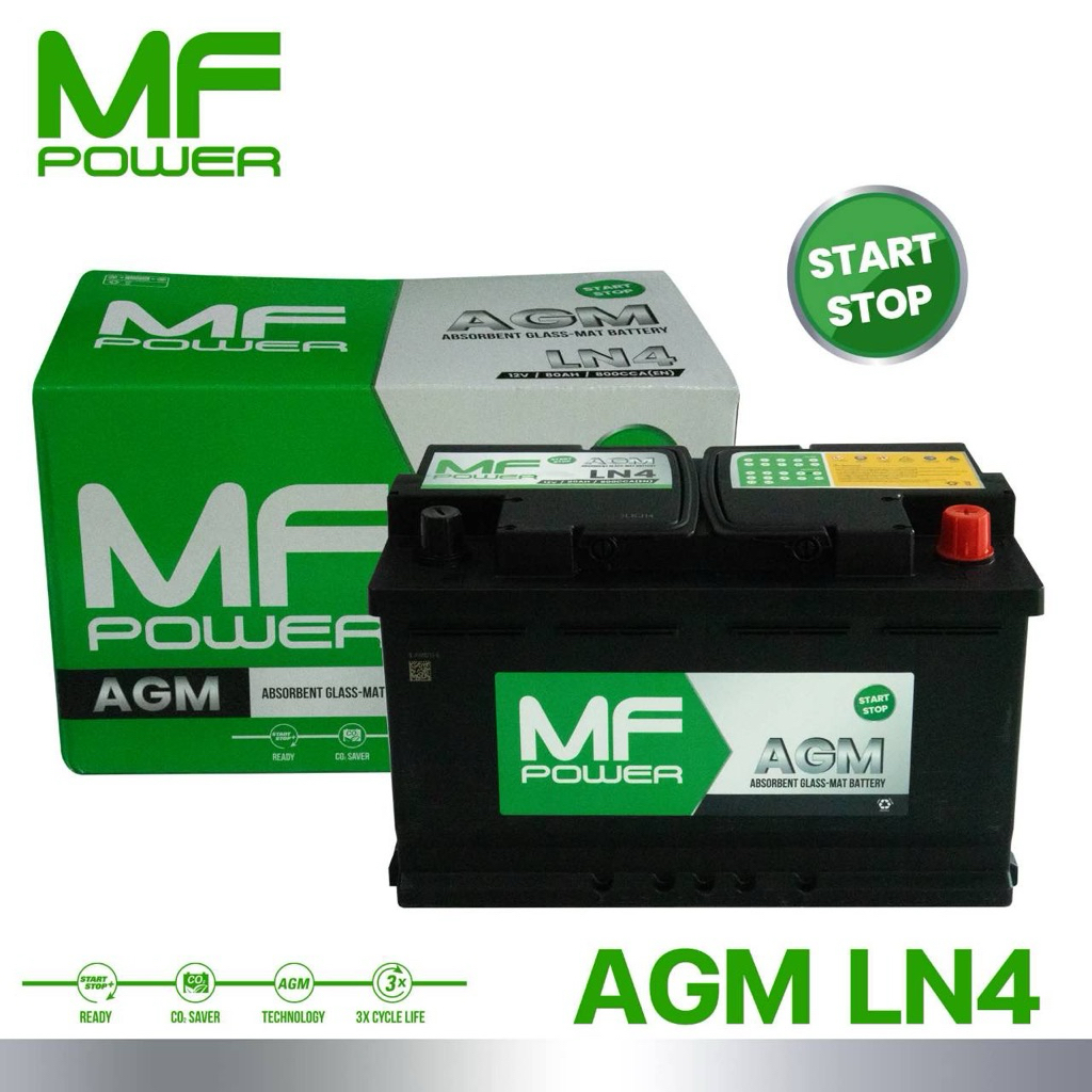 แบตเตอรี่รถยนต์ MF-LN4 AGM (ขั้วL)