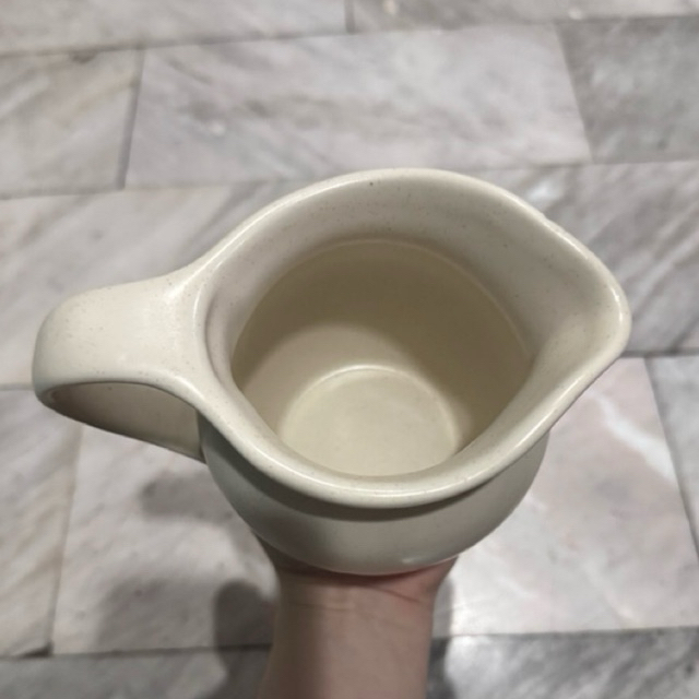 เหยือก เหยือกน้ำ เหยือกกระเบื้อง สีครีม มี 2 ขนาด - รูปที่ 5