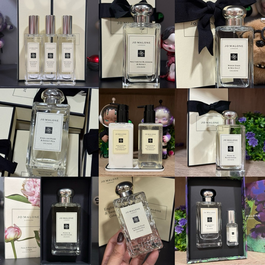 🌟รวมน้ำหอม Jo Malone 100ml. 🍀อปก. มีกล่อง+โบว์/ไม่มีโบว์💯แท้💯