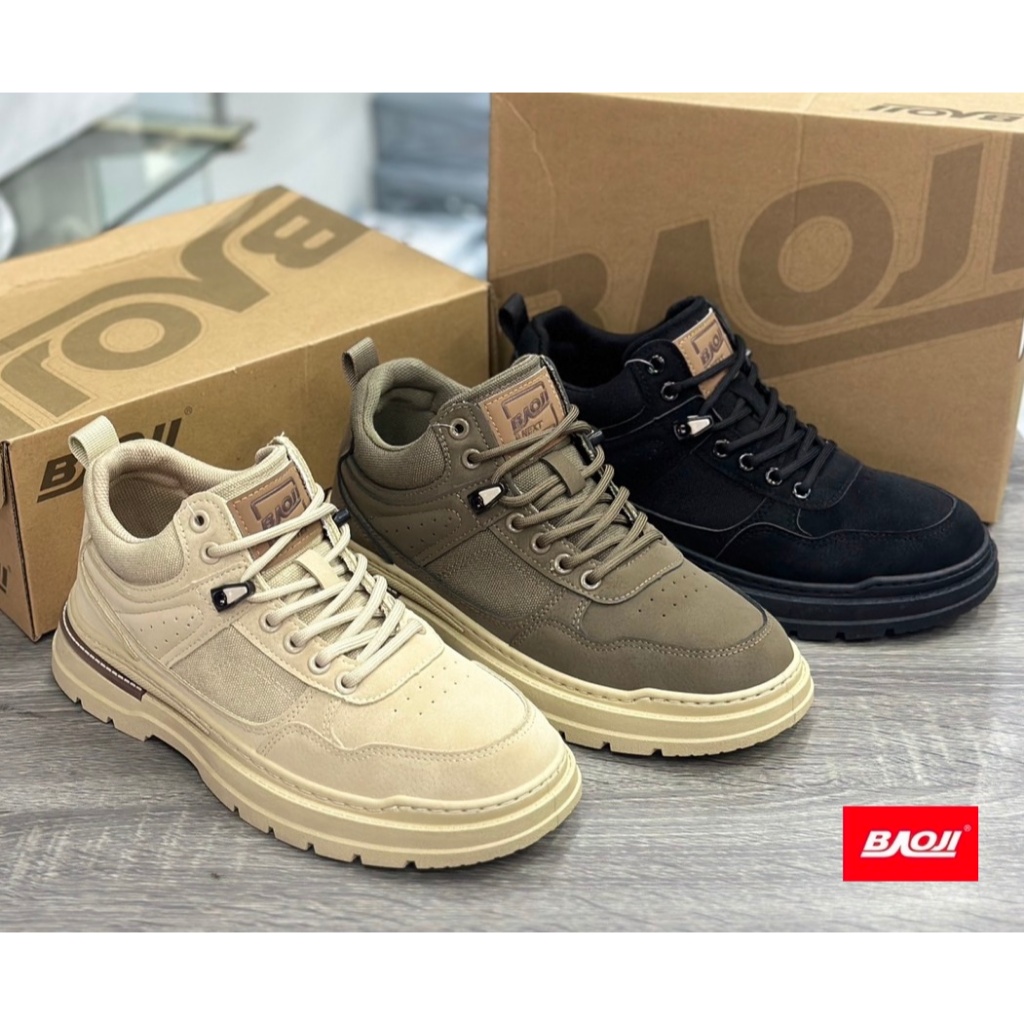 👟BAOJI บาโอจิ  รองเท้าผ้าใบ Classic Style ทรงสวย งานสวย ไซส์ 41-45 , รุ่น BRM1005 , BRM1010 - รูปที่ 5