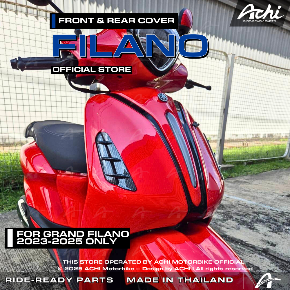 FRONT AND REAR TURN SIGNAL COVER  YAMAHA GRAND FILANO BY ACHI THAILAND OFFICIAL