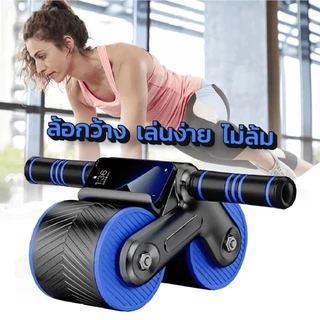 ส่งจากไทย ลูกกลิ้งบริหารหน้าท้อง แถมฟรีแผ่นรองเข่า สปริงดึงกลับ Gym genius รับประกัน ลูกกลิ้ง กล้ามท้อง ออกกําลังกาย HT