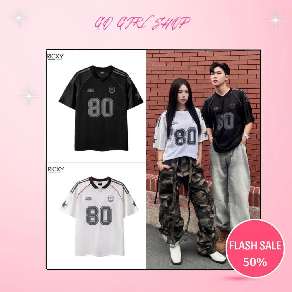 WS58 เสื้อยืดพิมพ์ลายเลข 80 ใส่ได้ทั้งผู้ชายและผู้หญิง – ไอเทมฮิตที่กำลังนำเทรนด์แฟชั่นในหมู่วัยรุ่น