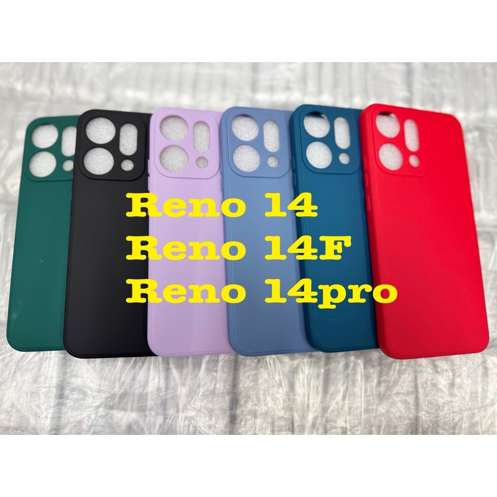 {ส่งจากไทย}เคสTPUนิ่มสีพาสเทล สำหรับรุ่น Reno14 Reno14pro Reno14F