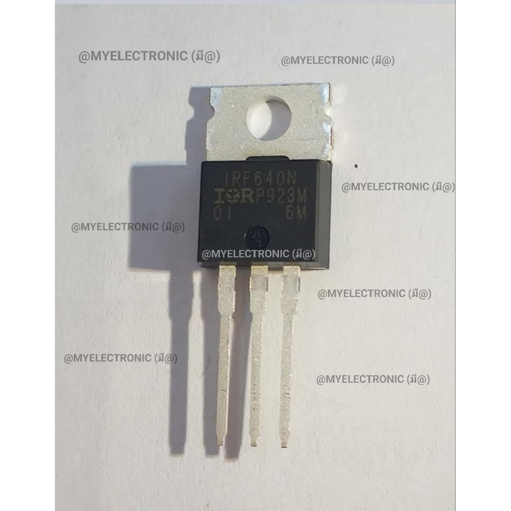 IRF640N มอสเฟต HEXFET POWER MOSFET ยี่ห้อ IR N-CHANALL 18A200V 0.15R IRF640 N ตัวถัง TO-220 ราคา