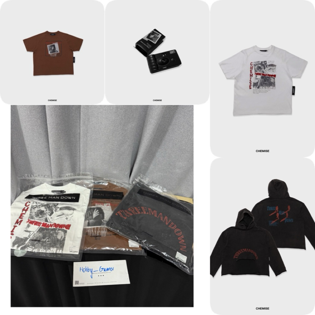 (มือ1 พร้อมส่งด่วน🇹🇭 ถูกที่สุด!! ของแท้💯)  เสื้อ เสื้อฮู้ด กล้อง CHEMISE THREEMANDOWN