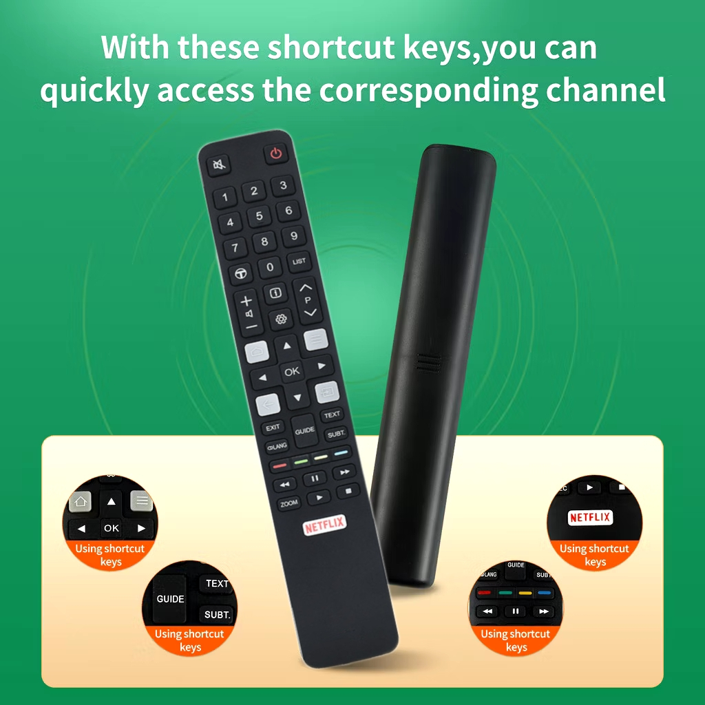 รีโมททีวี​ ที​ซีแอล​ TCL​ รุ่น​RC802N​ ใช้กับ​SMART​ TV, ANDROID TV