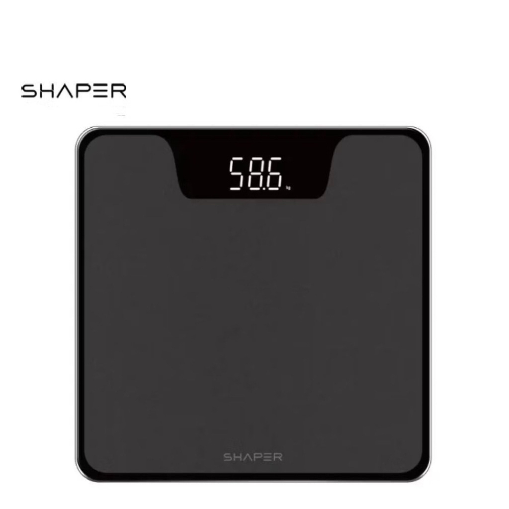 SHAPER เครื่องชั่งน้ำหนักบุคคลแบบดิจิทัล รุ่น SD-9290 สีดำ