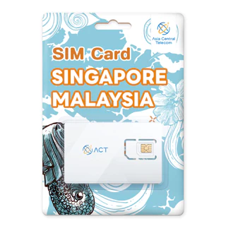 【ACT】ซิมการ์ดสิงคโปร์-มาเลเซีย 5G/4G｜ใช้ได้ทั้งสองประเทศ｜อินเทอร์เน็ตความเร็วสูง ใช้งานได้ทันที