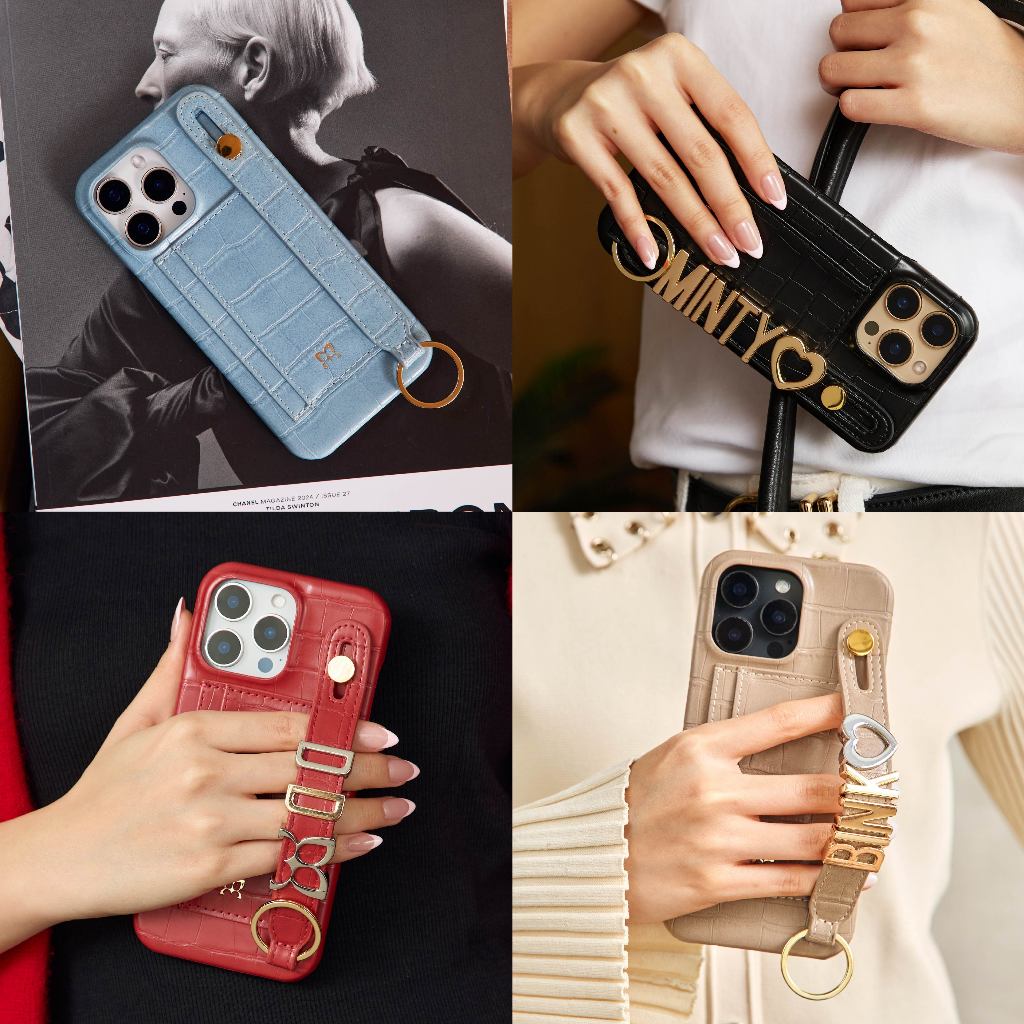 (16 series)MUSE Hand Strap Card Holder Phone Case EARTH Tone