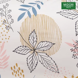 [Clearance Sale] MIDORI Home รุ่น Tempo Gold ชุดเครื่องนอน ลาย Garden พิเศษมุมผ้าปูสูง 12 นิ้ว