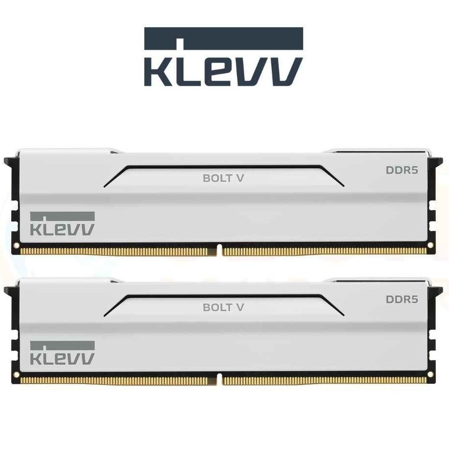 KLEVV BOLT V DDR5 GAMING OC 32GB (16GBx2) 6000MHz WHITE