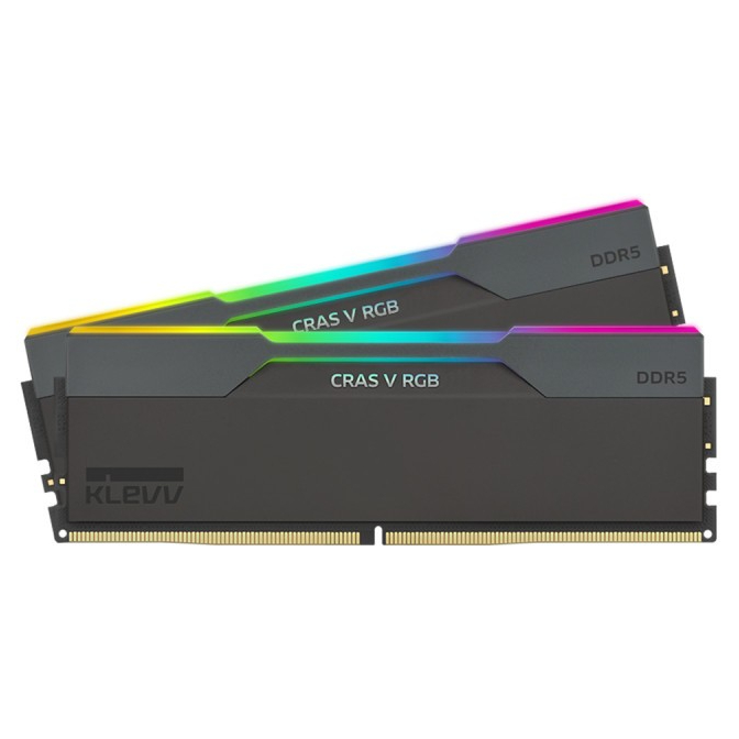 KLEVV CRAS V RGB DDR5 GAMING OC 32GB (16GBx2) 6400MHz BLACK