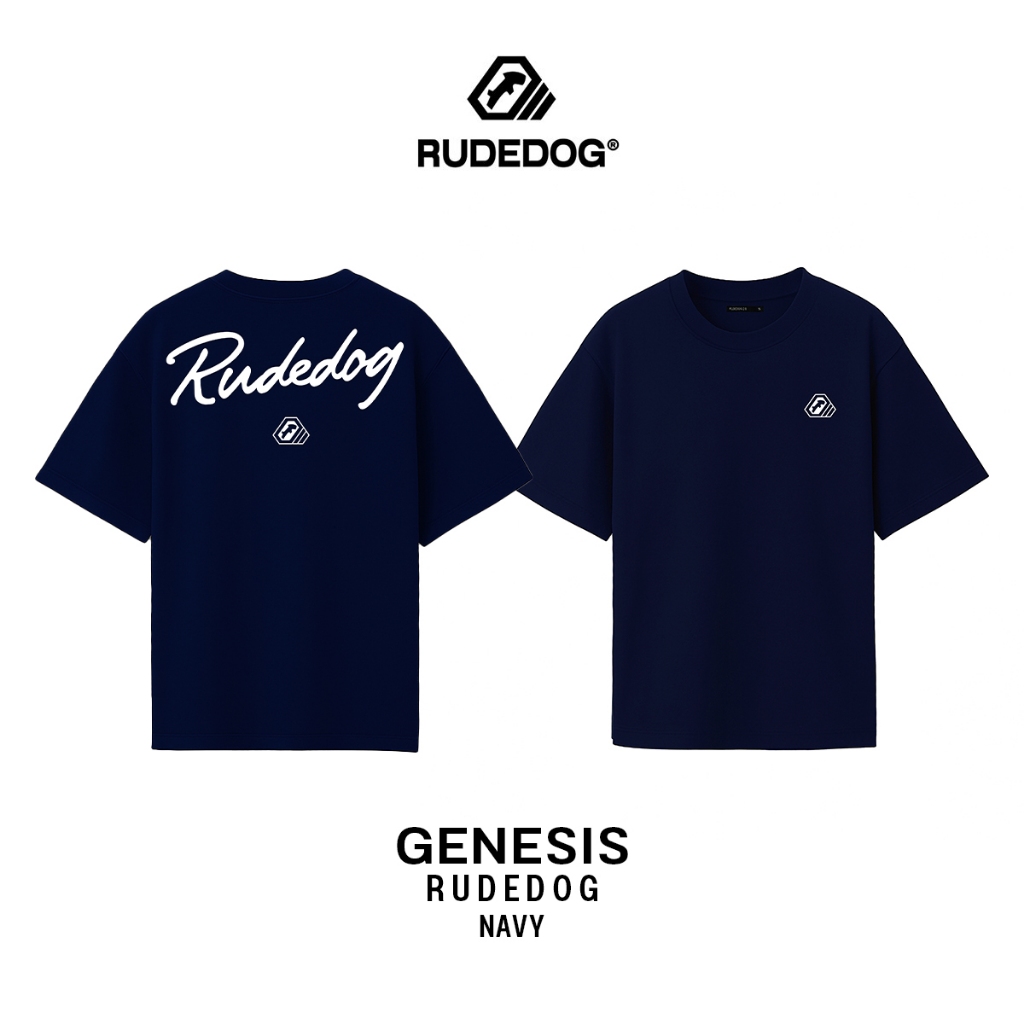 เสื้อยืดโอเว่อร์ไซส์  แบรนด์ RUDEDOG นุ่มตัวท็อป รุ่น GENESIS รูปที่ 3