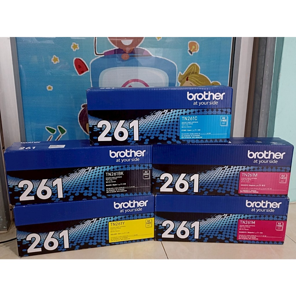 BROTHER TN-261 ตลับหมึกพิมพ์ (TN-261 BK C M Y )