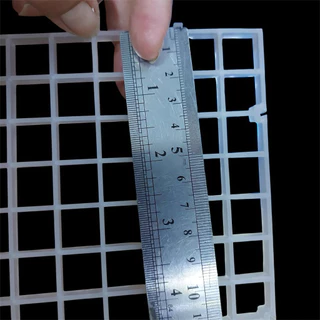 ตะแกรง bracket 29.5 x15 cm หนา 6 mm แผ่น ต่อ พลาสติก สี ขาว ดำ ใส รอง ทำ เลย์เอาท์ ไม้น้ำ ปิด ฝาตู้ กัน ปลา แฟรก แฟลก