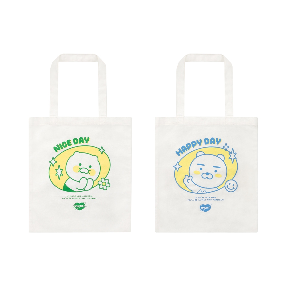 Kakao KF Say-Cheese Simple Eco-bag  กระเป๋าผ้า