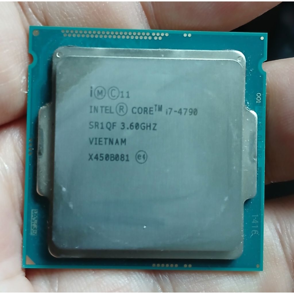cpu core i7 4790 gen4 3.6ghz ใสกับเมนบอร์ด 1151 สภาพสวย ใช้งานปกติ