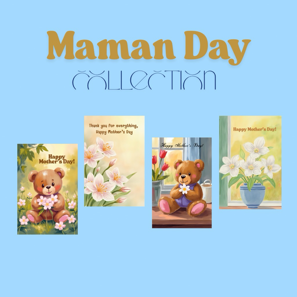 POSTCARD Maman Day collection by AMOUR (การ์ดวันแม่)