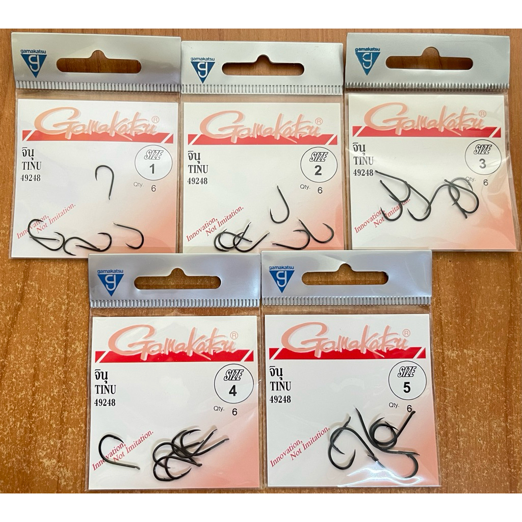 เบ็ดกามาคัตซึ จินุ Gamakatsu TINU รุ่น 49248ของแท้ Made in Japan
