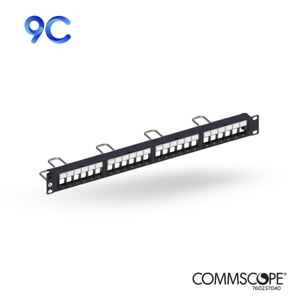 760237040 | CPP-UDDM-SL-1U-24 Unshielded Discrete Distribution Module Panel, SL, 1U, 24 port, Black✨