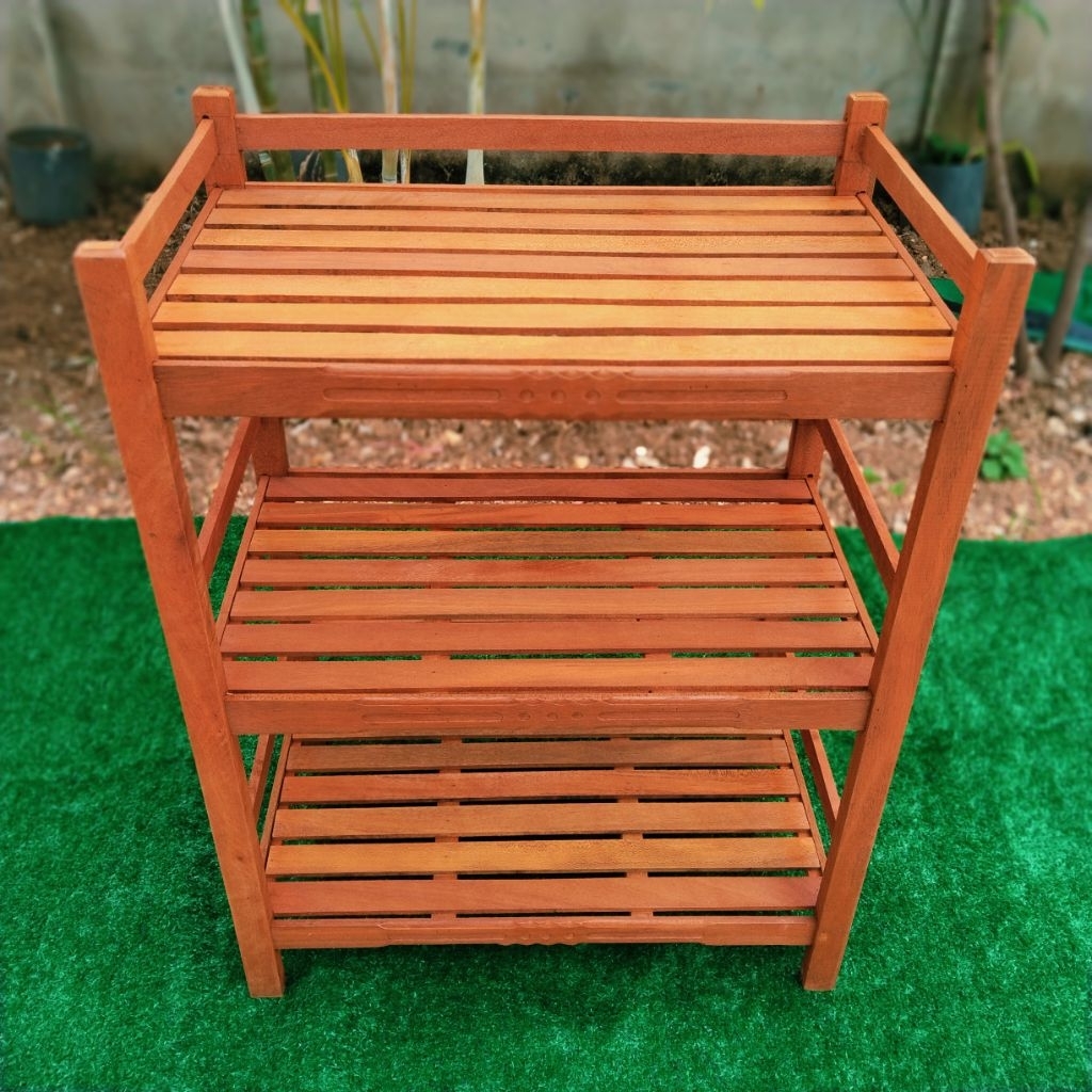 ส่งด่วน ชั้นวางของ ชั้นไม้ รนญ 60*38*80ซม - รูปที่ 3