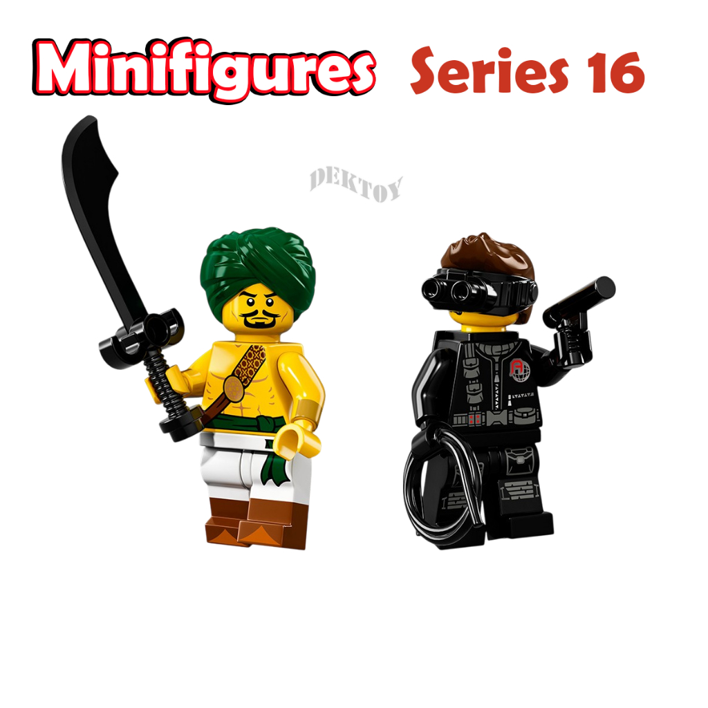 แท้100% แกะซอง ขายLego minifigures series 16 นำเข้าปี2016 ดีเคเอสเอช