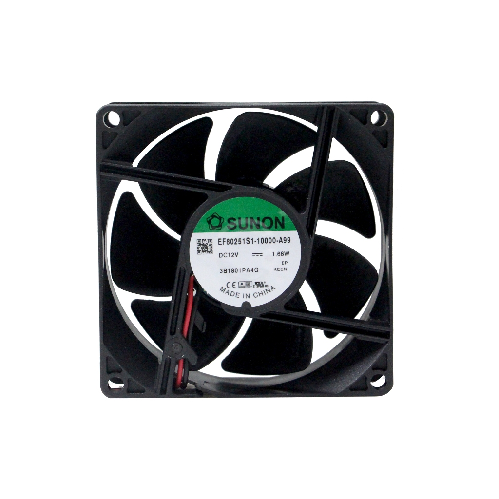 SUNON พัดลม EF80251S1-10000-A99 12VDC 3" พัดลมระบายความร้อน