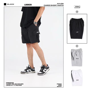 LOOKER - NYLON CARGO กางเกงขาสั้นผ้าร่มคาร์โก้