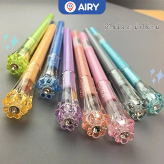 ปากกาเจล Chosch รุ่น CS-956 เจลหัวเพชรพร้อมส่ง 8 สี สวยงาม เขียนลื่น ดีไซน์น่ารัก จดข้อความ(1 ด้าม)