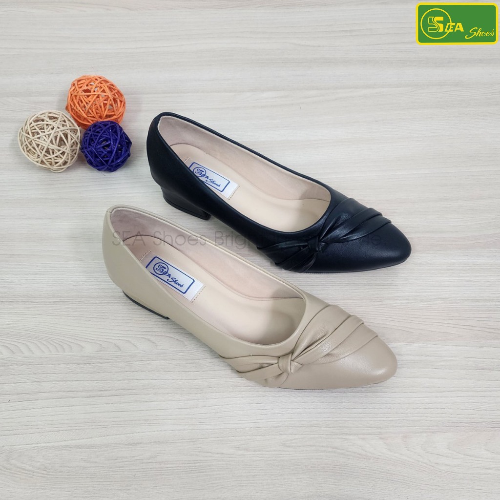 SEA Shoes(ซีชูส์) 9655-030 รองเท้าคัทชู ดีไซน์เรียบหรู เดินเที่ยวก็ได้ ใส่ทำงานก็ดี